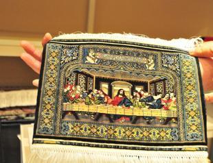 Da Vinci’s Last Supper-inspired silk carpet put up for sale for $80,000