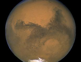 Salty lake, ponds may be gurgling beneath South Pole on Mars