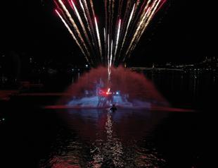 Communications Directorate organizes Preveza Naval Victory hologram show at Golden Horn