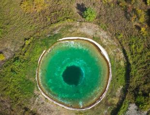 Fire suppression pond in Amanos Mountains dazes visitors