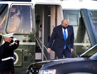 Trump, stricken by COVID-19, flown to military hospital