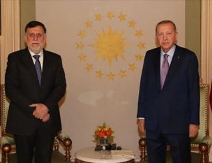 Turkish president meets Libyan PM in Istanbul