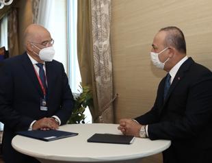 Turkish, Greek foreign ministers meet for first time since E Med tensions