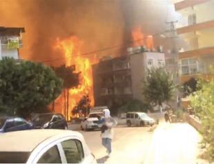 At least 10 injured in southern Turkey forest fires