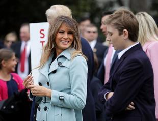 First lady: Son Barron had coronavirus, but no symptoms