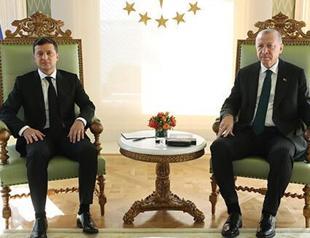 President Erdoğan meets Ukrainian counterpart Zelensky
