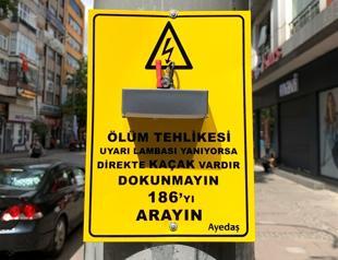 Smart system warns of leaks in electric pole