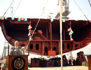 Construction of third Turkish warship for Pakistan starts