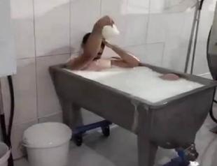 Worker’s milk bath causes dairy plant to close down