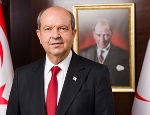 UK’s Raab greets Turkish Cypriot president