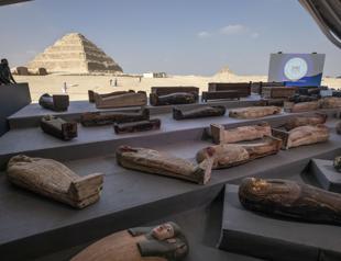 Egypt finds treasure trove of over 100 sarcophagi