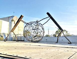 Installations of artist Baytok on display at CerModern