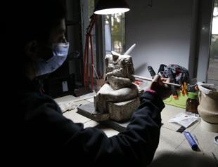 Goddess statue unearthed in central Turkey