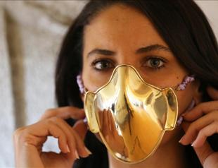 Turkish craftsman forges unique silver, gold facemasks