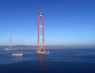 Height of Çanakkale Bridge towers surpass Paris’s Eiffel Tower