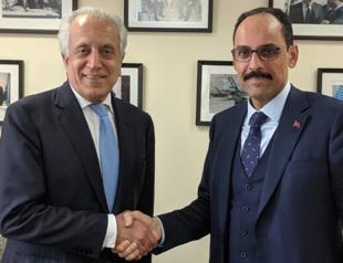 Turkish official meets US top Afghan peace negotiator