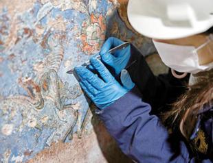 400-year-old lost decoration art unearthed in Ottoman palace