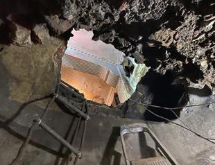 Tunnel that leads to church found under house