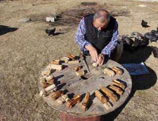 Taking advantage of pandemic, local man turns wood pieces into toys