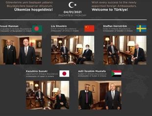 Top Turkish diplomat welcomes new envoys to Ankara