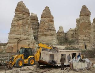 Some 310 buildings in Cappadocia pulled down in two years