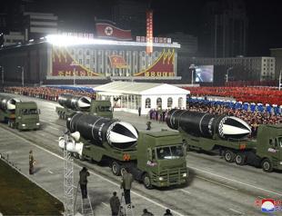 North Korea shows off new submarine-launched missile at parade