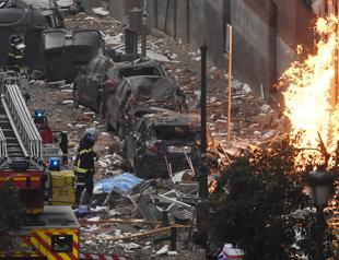 Three dead as gas blast rips through Madrid building