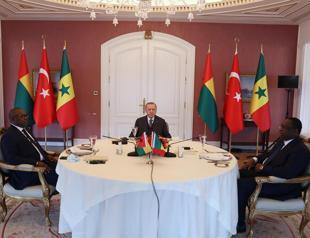 Turkish president meets Guinea-Bissau, Senegal leaders