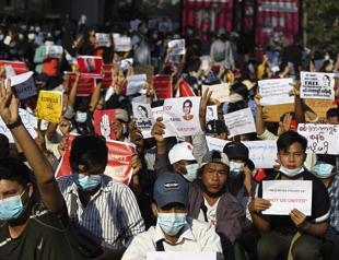 Myanmar anti-coup protesters defy junta warnings