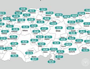 Black Sea region records highest number of coronavirus cases, map shows