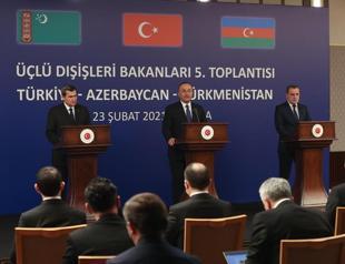 Turkey hails partnership with Azerbaijan, Turkmenistan