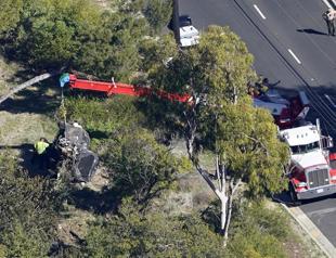 Tiger Woods seriously injured in crash on steep LA-area road