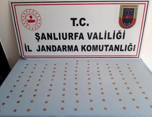 110 ancient coins seized in southeastern Turkey