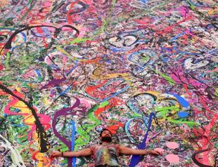 Artwork from worlds largest canvas painting sells for $62 million in Dubai