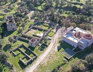 Fountain in ancient Beçin flowing once again