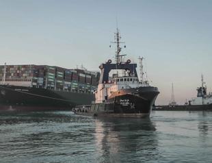 Giant container ship that blocked Suez Canal set free