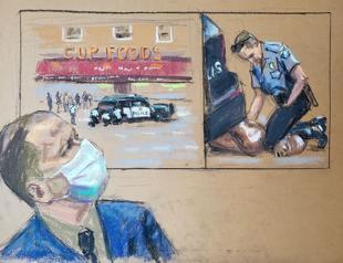 Firefighter blocked from helping Floyd returns to stand