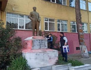 Man who spray painted Atatürk statues detained