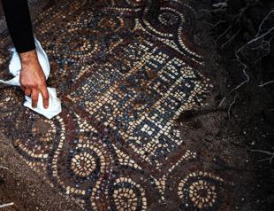 Monastery, mosaic found in illegal digs