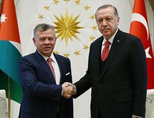 President Erdoğan, Jordans king discuss relations over phone