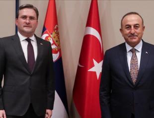 Turkish, Serbian foreign ministers discuss relations