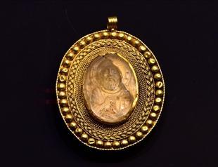 Unique Christ Pantocrator Medallion on display at Çorum Museum