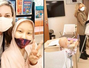 Sick children receive in-person education in hospital classrooms