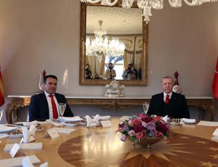 Erdoğan receives North Macedonian PM