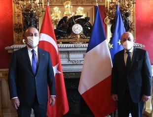 Ankara aims to strengthen relations with Paris: FM Çavuşoğlu