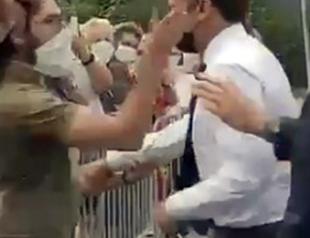 Frances Macron slapped in face during walkabout