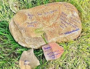 Note on stone helps police find rapist