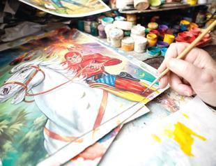 Father of ‘Red Mask’ draws for collectors