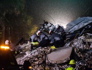 Families wait for news of survivors after Florida building collapse