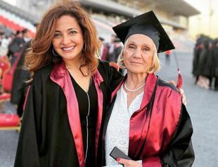 Elderly woman graduates to become doctor at 74